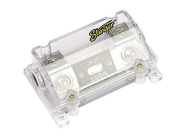 Stinger - SPD5202 sikringsholder ANL 25mm²inn/ut vanntett, krom 